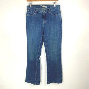 As Real As Wrangler Straight Jeans Women's Size 6 Blue Medium Wash Stretch 31x30